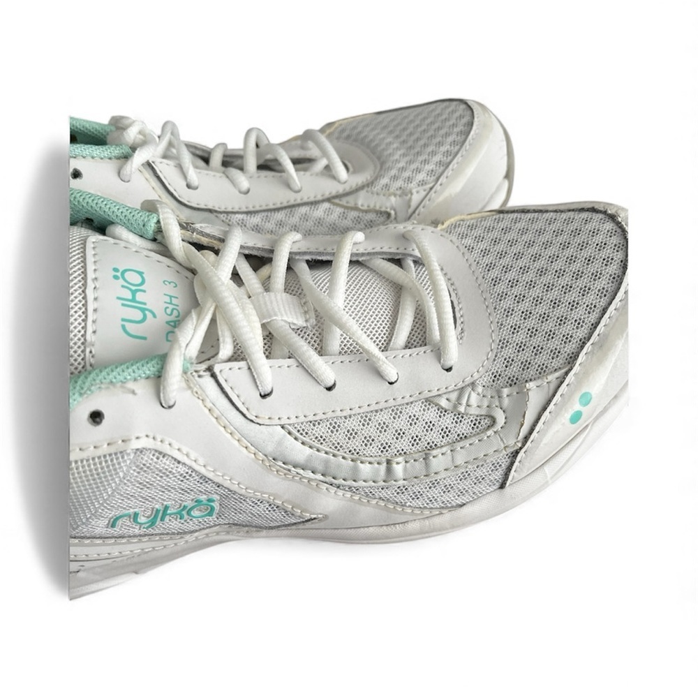 Ryka Women's Athletic Shoes in White and Teal - Picture 7 of 7